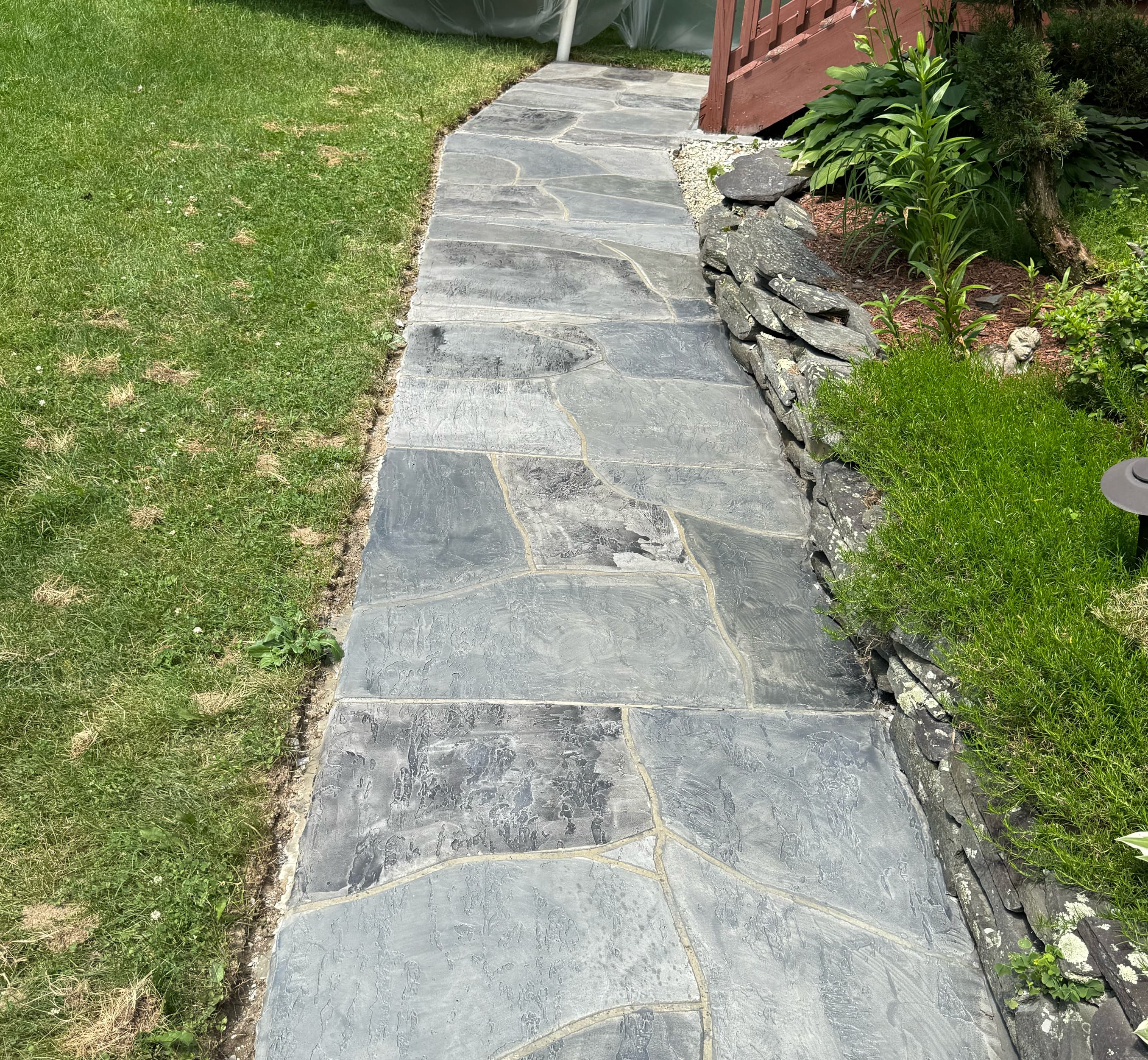 Concrete overlay resurfacing by Concrete Doctor of NY